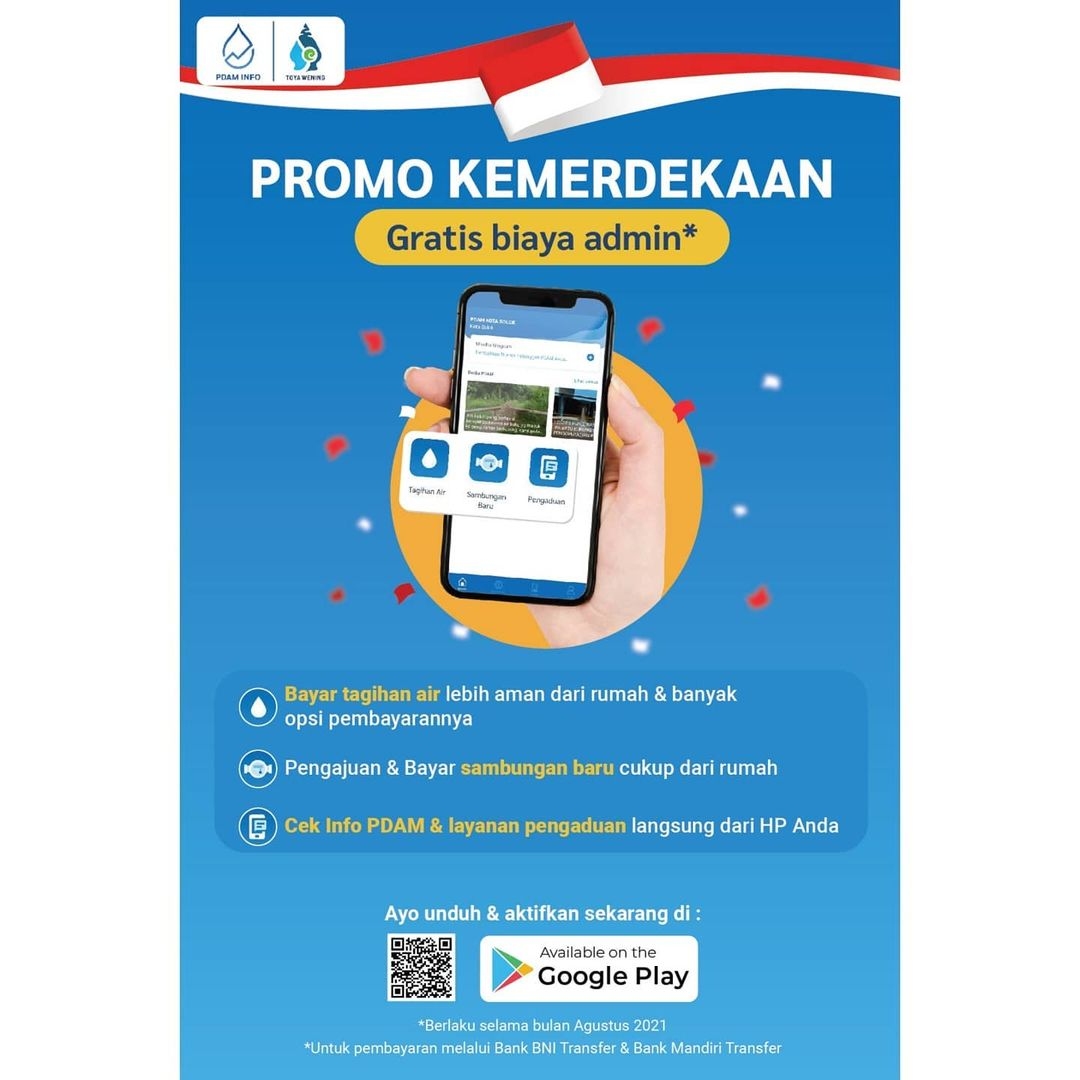 Promo Aplikasi Pdam Info Bayar Tagihan Mudah - Update Solo Info