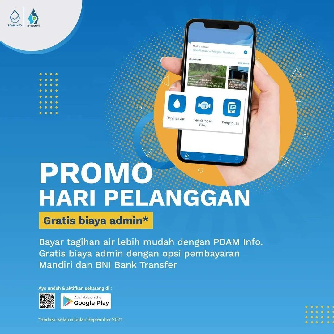 Aplikasi Pdam Info Promo Hari Pelanggan - Update Solo Info