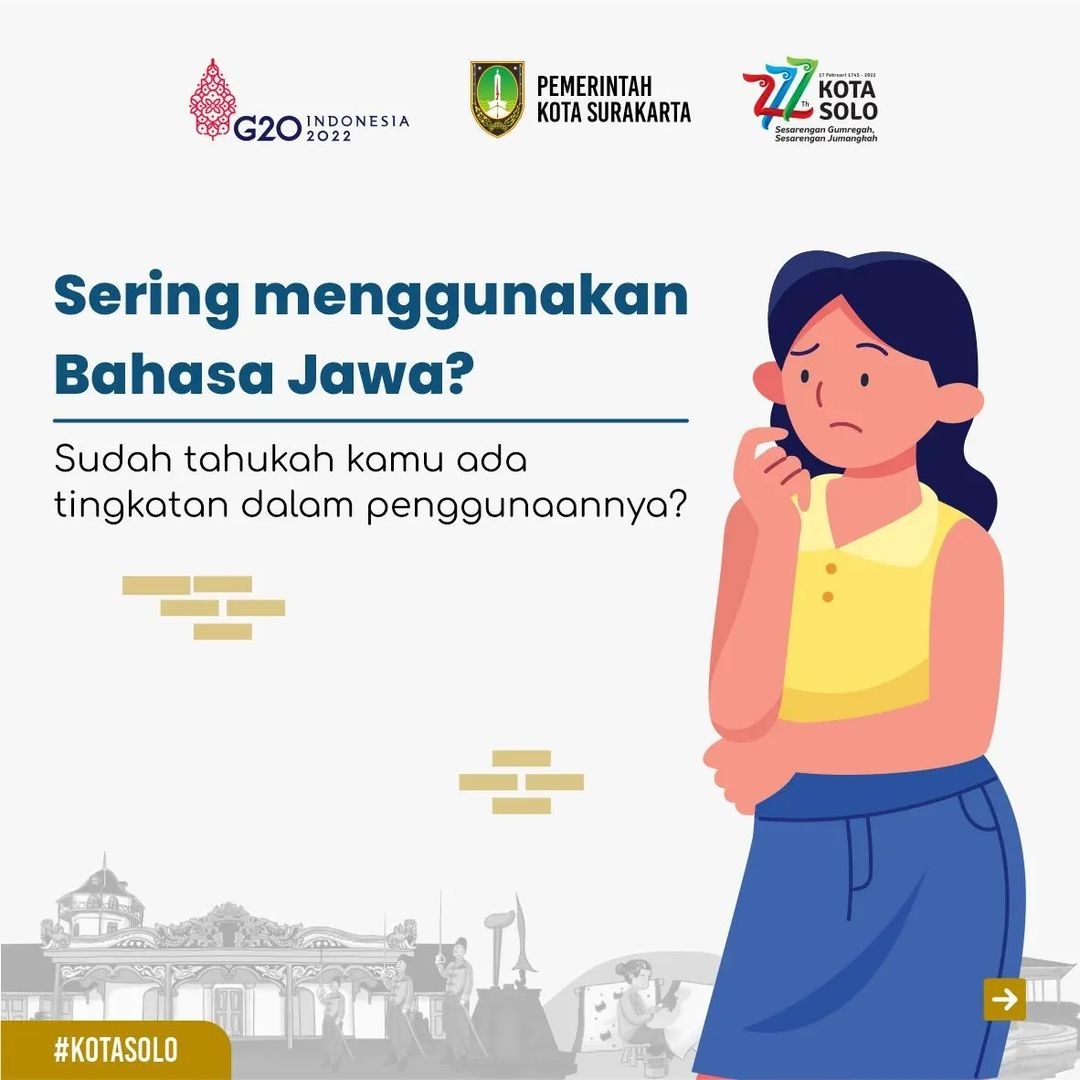 Tingkatan Dalam Penggunaan Bahasa Jawa  Update Solo Info