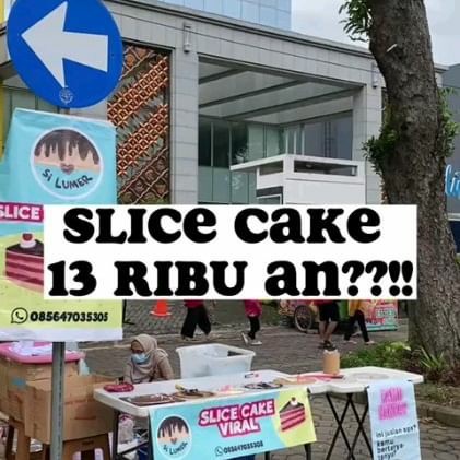 Cobain Jajan Dessert Slice Cake 13 Ribu di CFD Solo