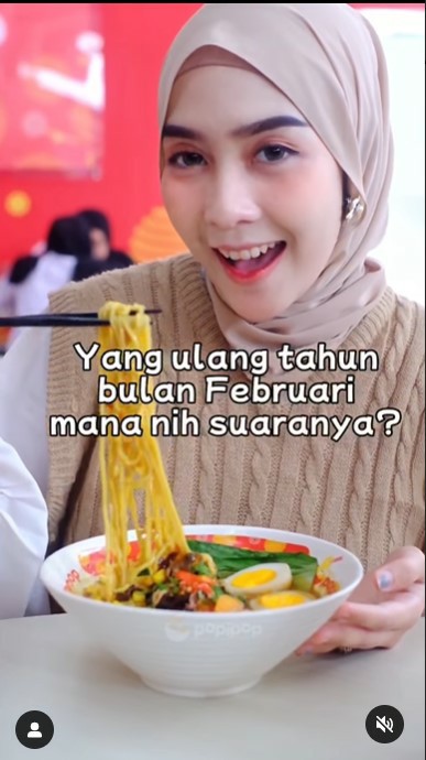 Ulang Tahun Februari Makan Gratis di Popipop Solo
