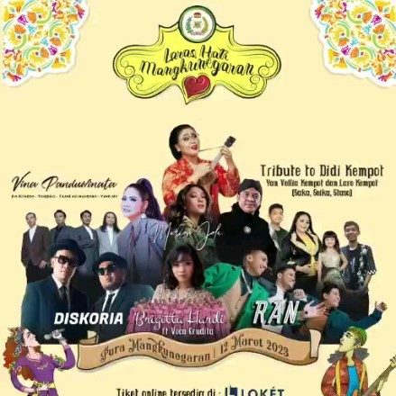 Ayo Nonton Konser Laras Hati Mangkunegaran Solo