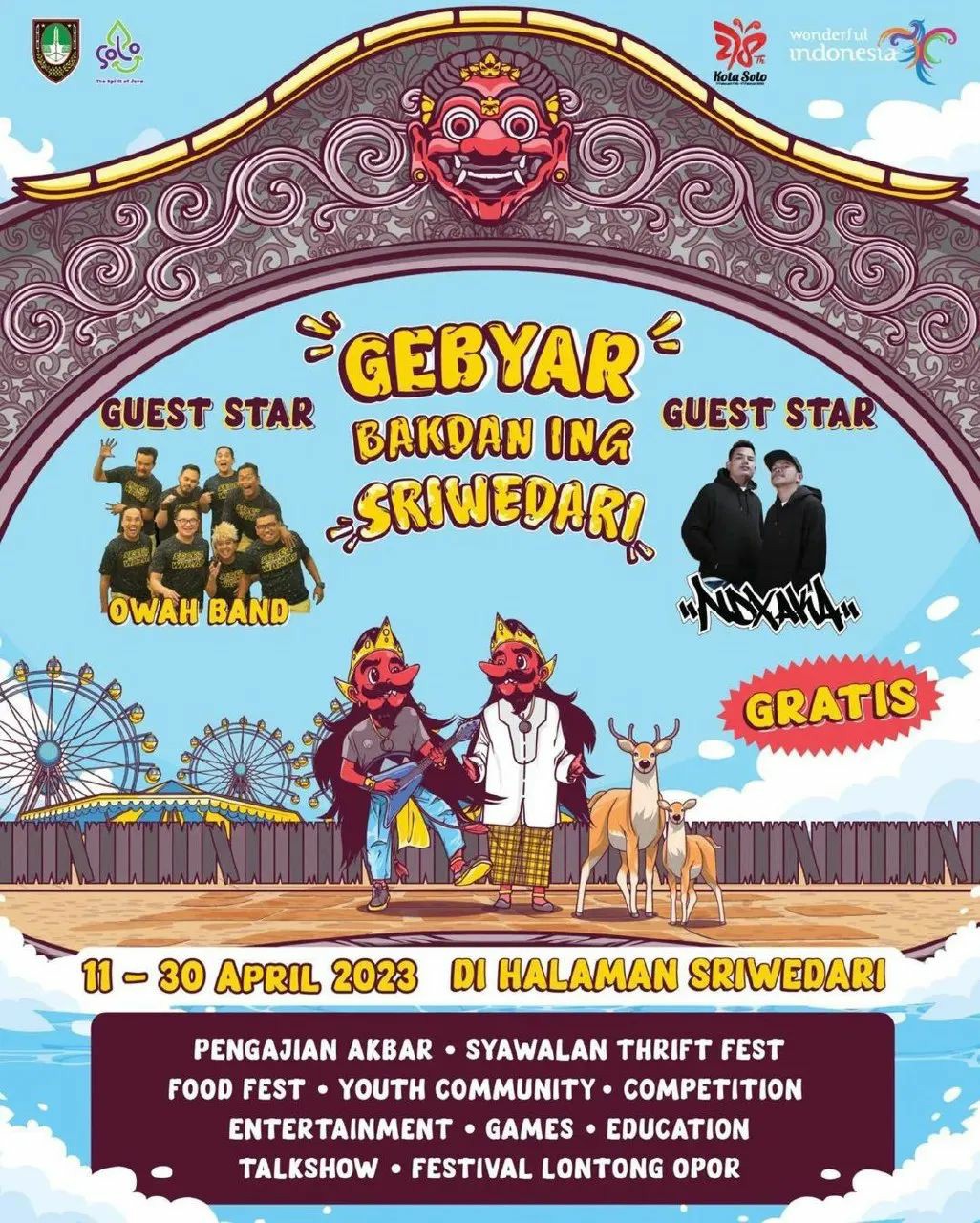 Nonton Ndx Aka di Gebyar Bakdan Ing Sriwedari