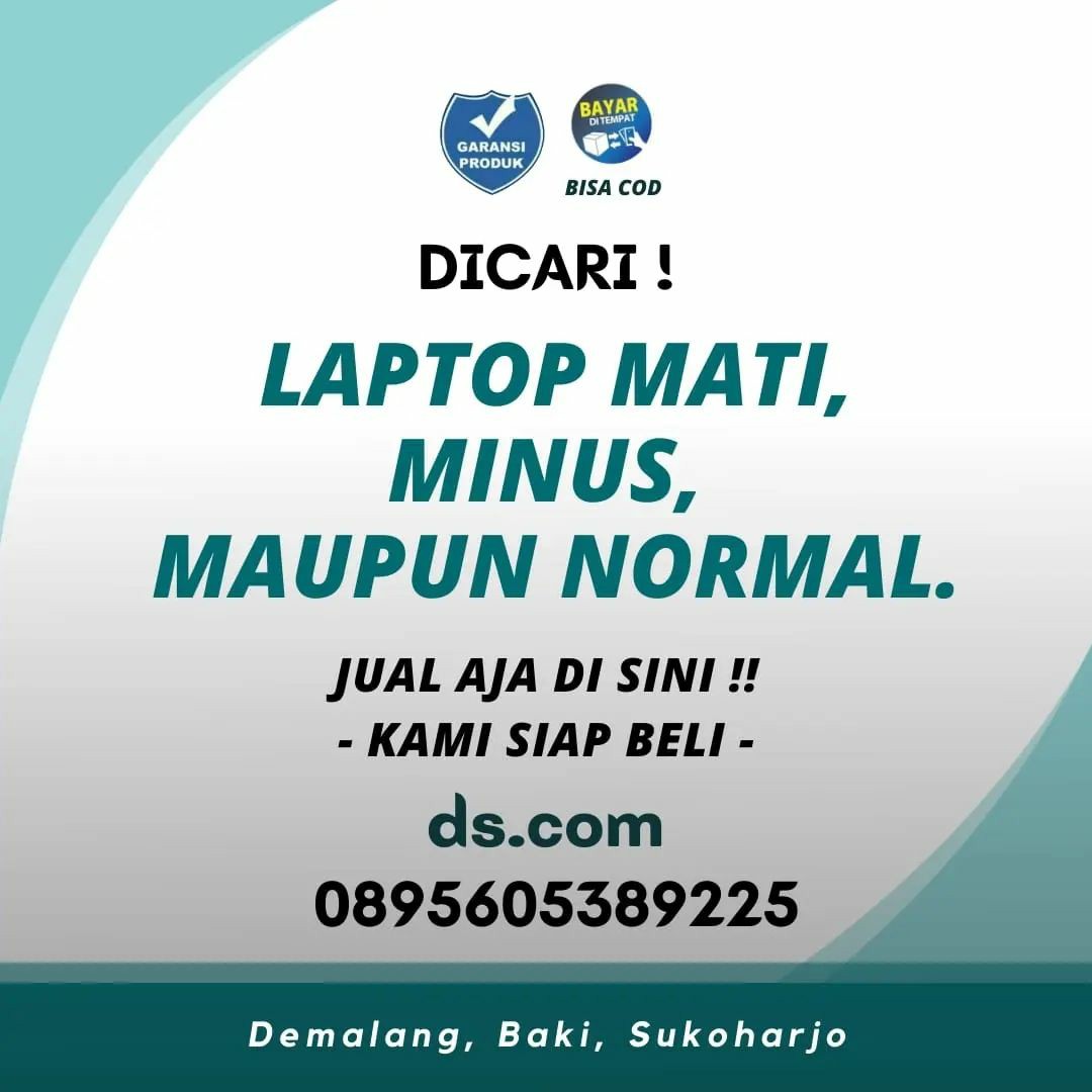 Referensi Februari 2023 Siap Beli Laptop Mati di Solo