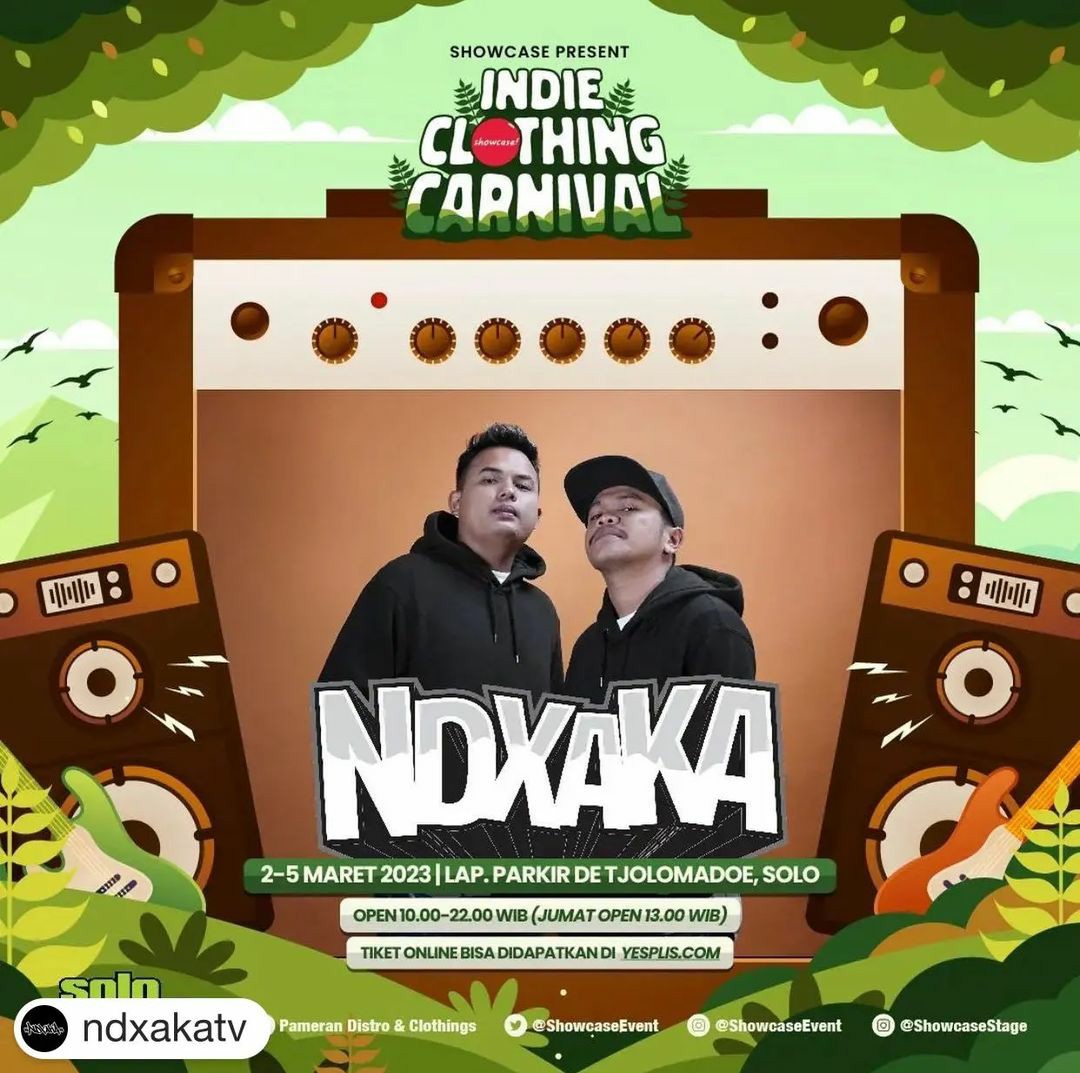 Kamu Nonton Ndx Aka Indie Clothing Carnival di Solo - Update Solo Info