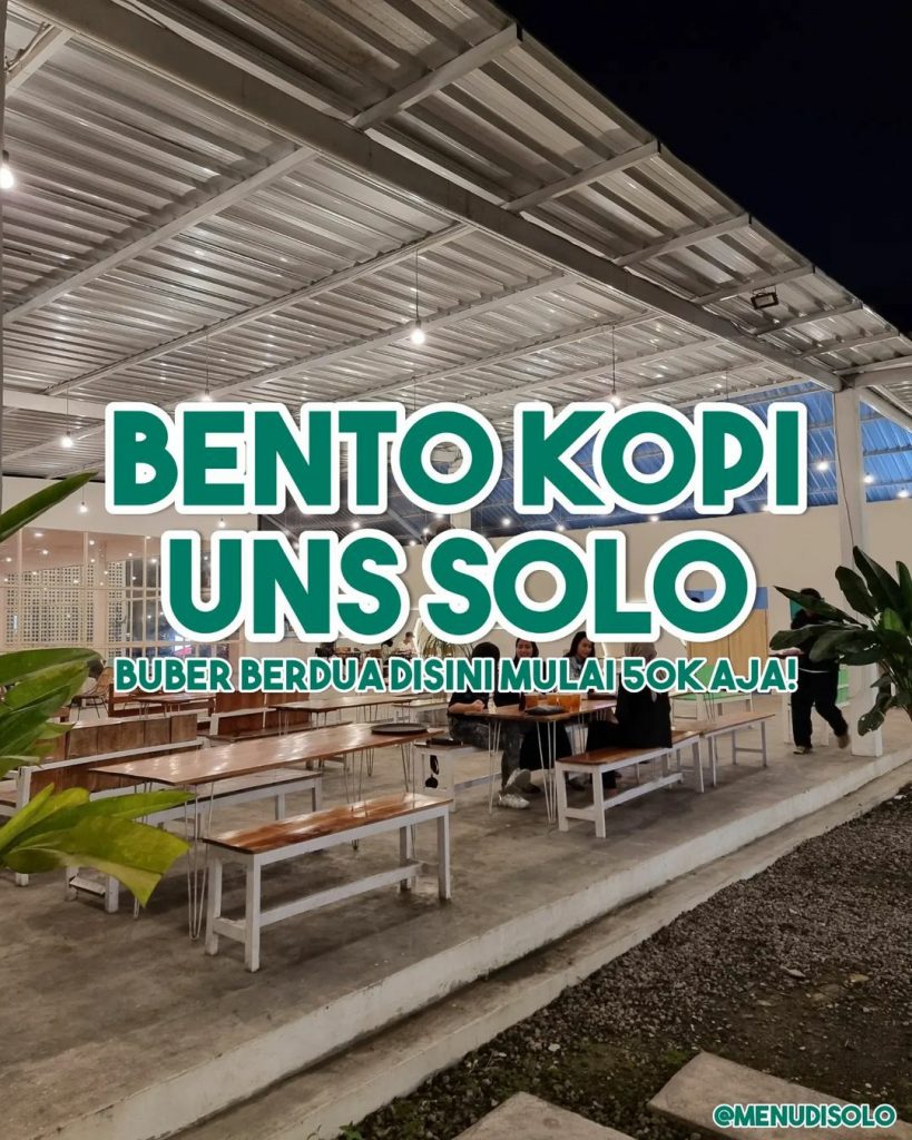 Daftar Harga Menu Bento Kopi UNS Solo
