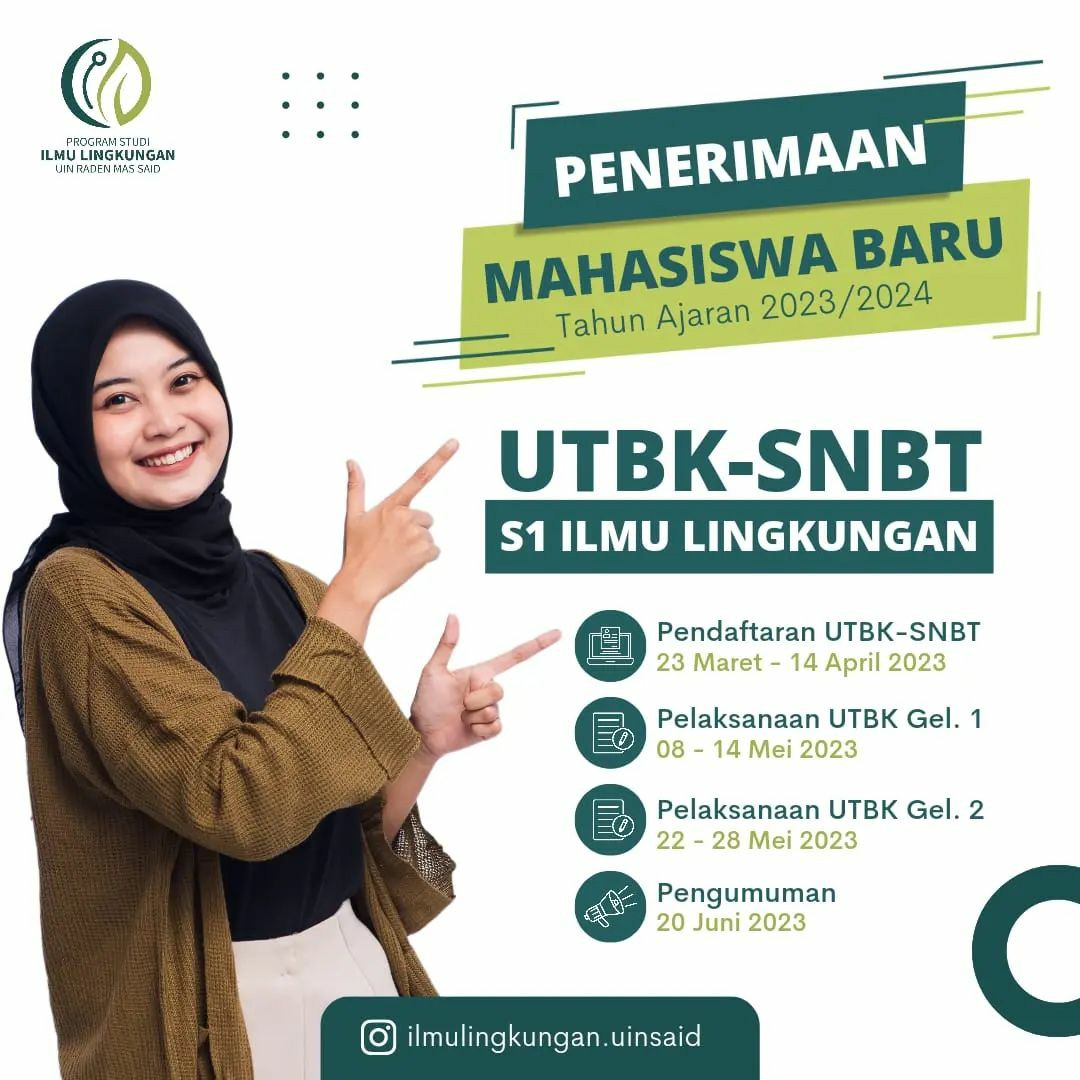 Daftar Sekarang Ilmu Lingkungan UIN Raden Mas Said