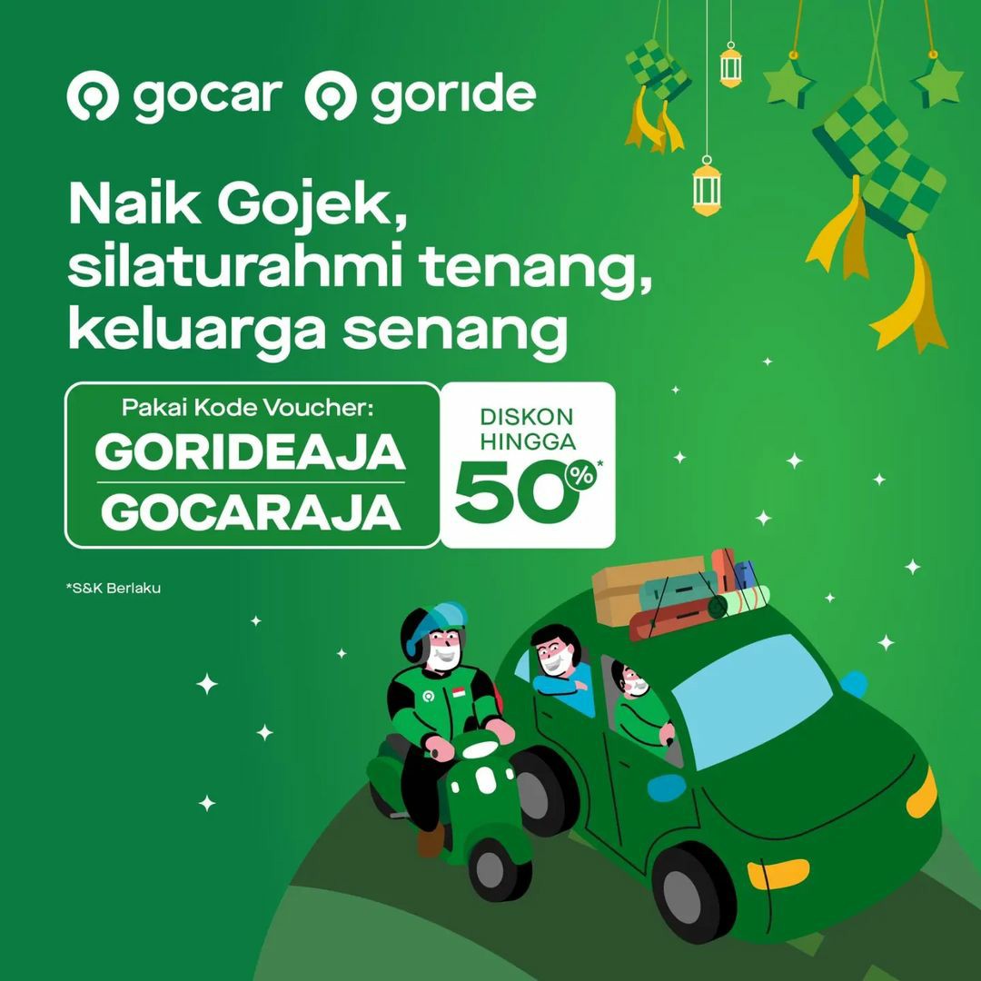 Lebaran 2023 Silaturahmi Naik Gojek Murah di Solo