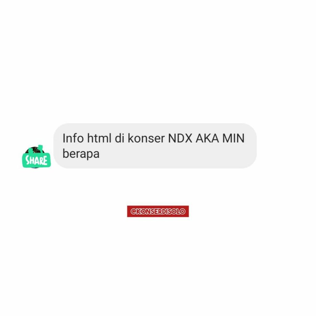 Netizen Bertanya Harga Tiket Konser NDX AKA di Solo