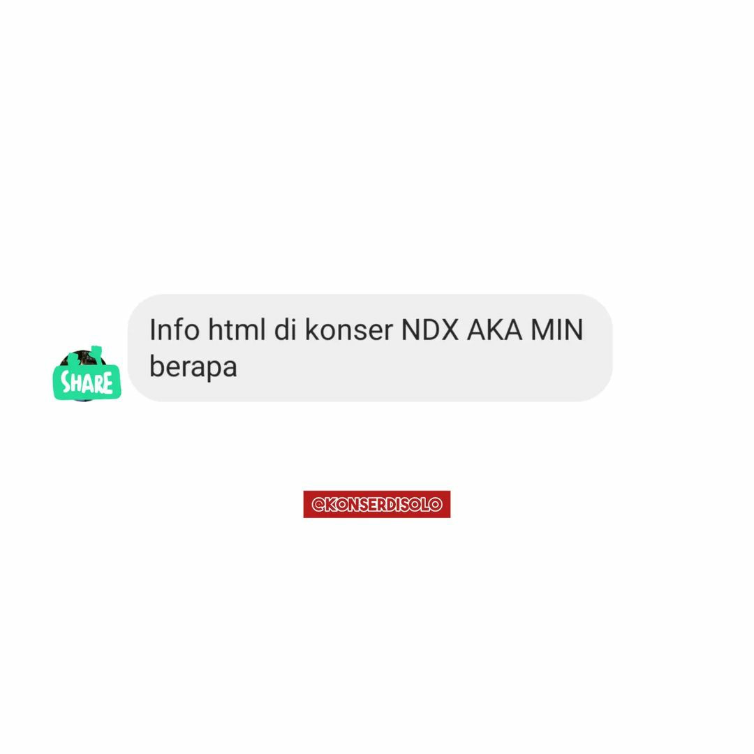 Netizen Bertanya Harga Tiket Konser NDX AKA di Solo