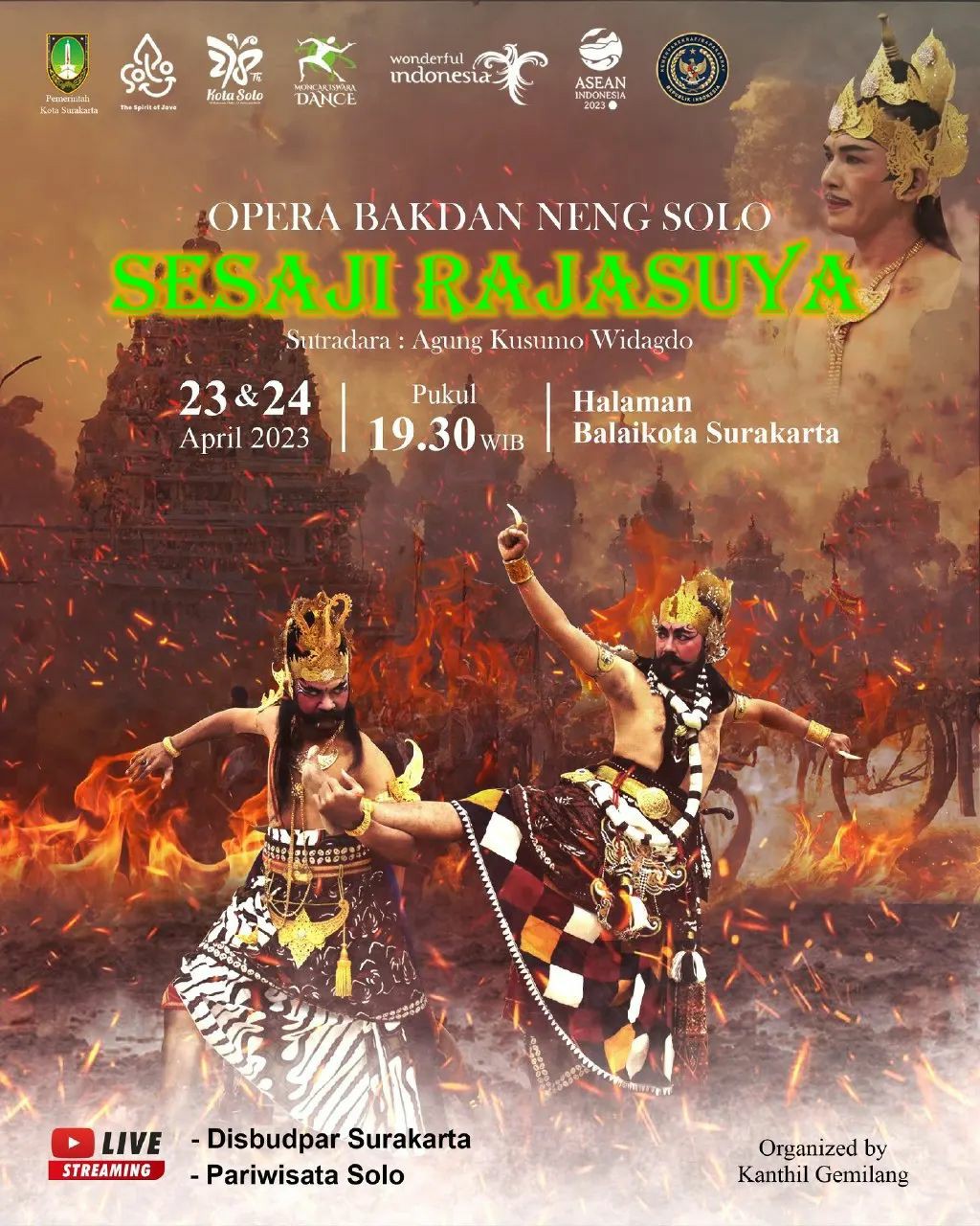 Nonton Opera Bakdan Neng Solo Sesaji Rajasuya