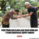 Pertemuan Ganjar dan Gibran yang Berhias Senyuman