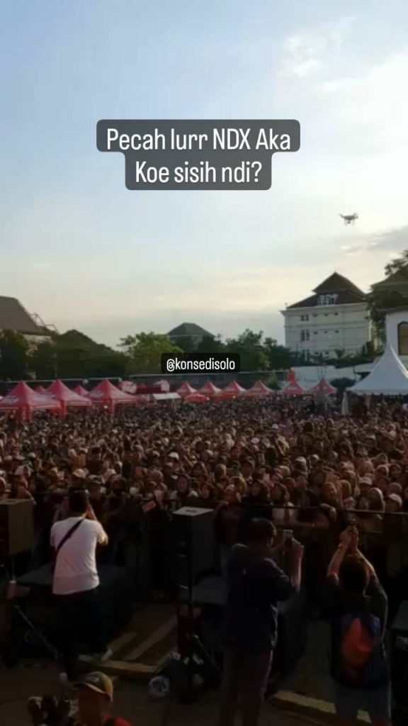 Ramai Konser NDX AKA di Benteng Vastenburg Solo - Update Solo Info