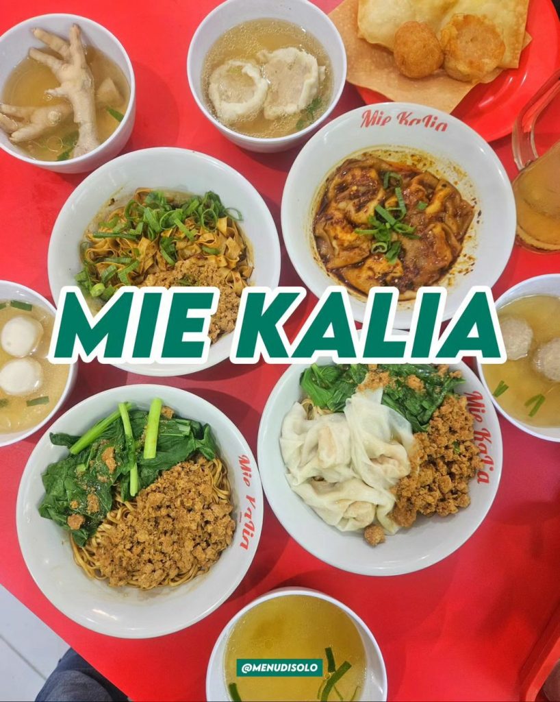 Daftar Harga Menu Mie Kalia Mendungan UMS Solo