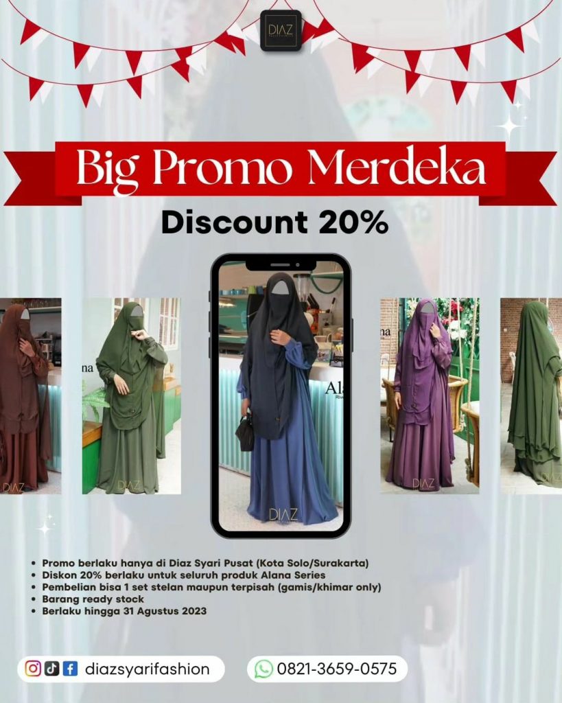 Belanja Busana Muslim Diaz Syari Fashion di Solo