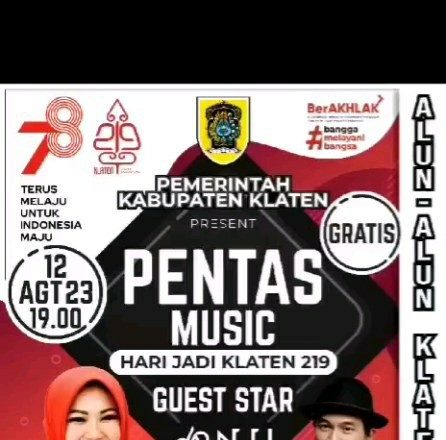 Event Pentas Musik Hari Jadi Kabupaten Klaten 2023