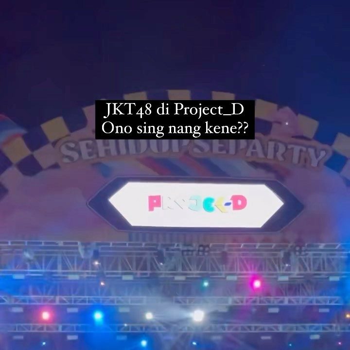 Nonton JKT48 di Konser Project D di De Tjolomadoe