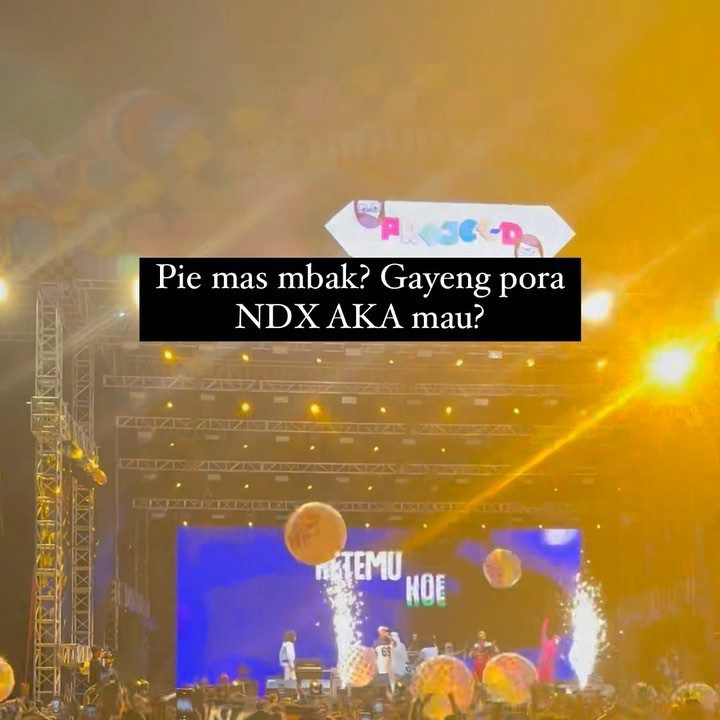 Nonton NDX AKA di Konser Project D di De Tjolomadoe