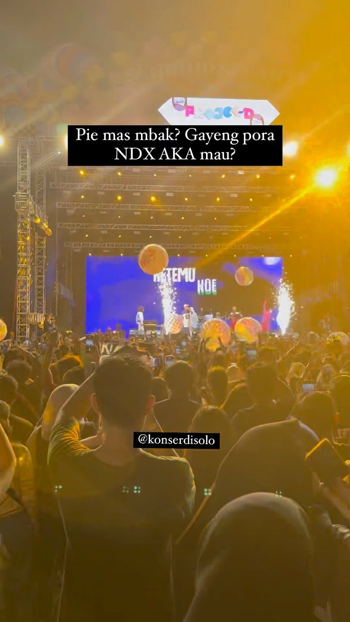 Nonton NDX AKA di Konser Project D di De Tjolomadoe