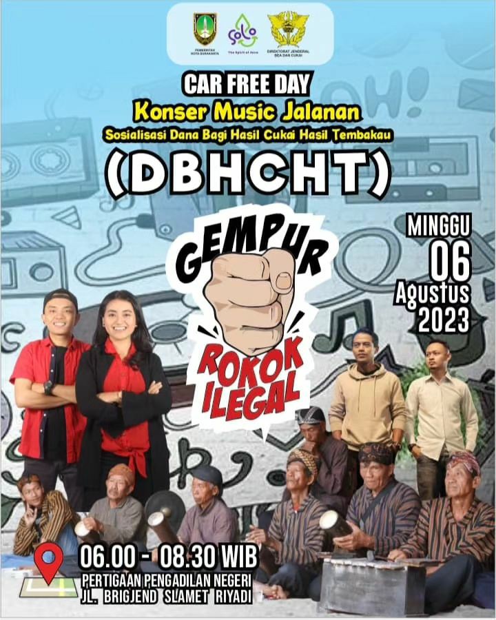 Pentas Musik Jalanan Car Free Day Solo 2023