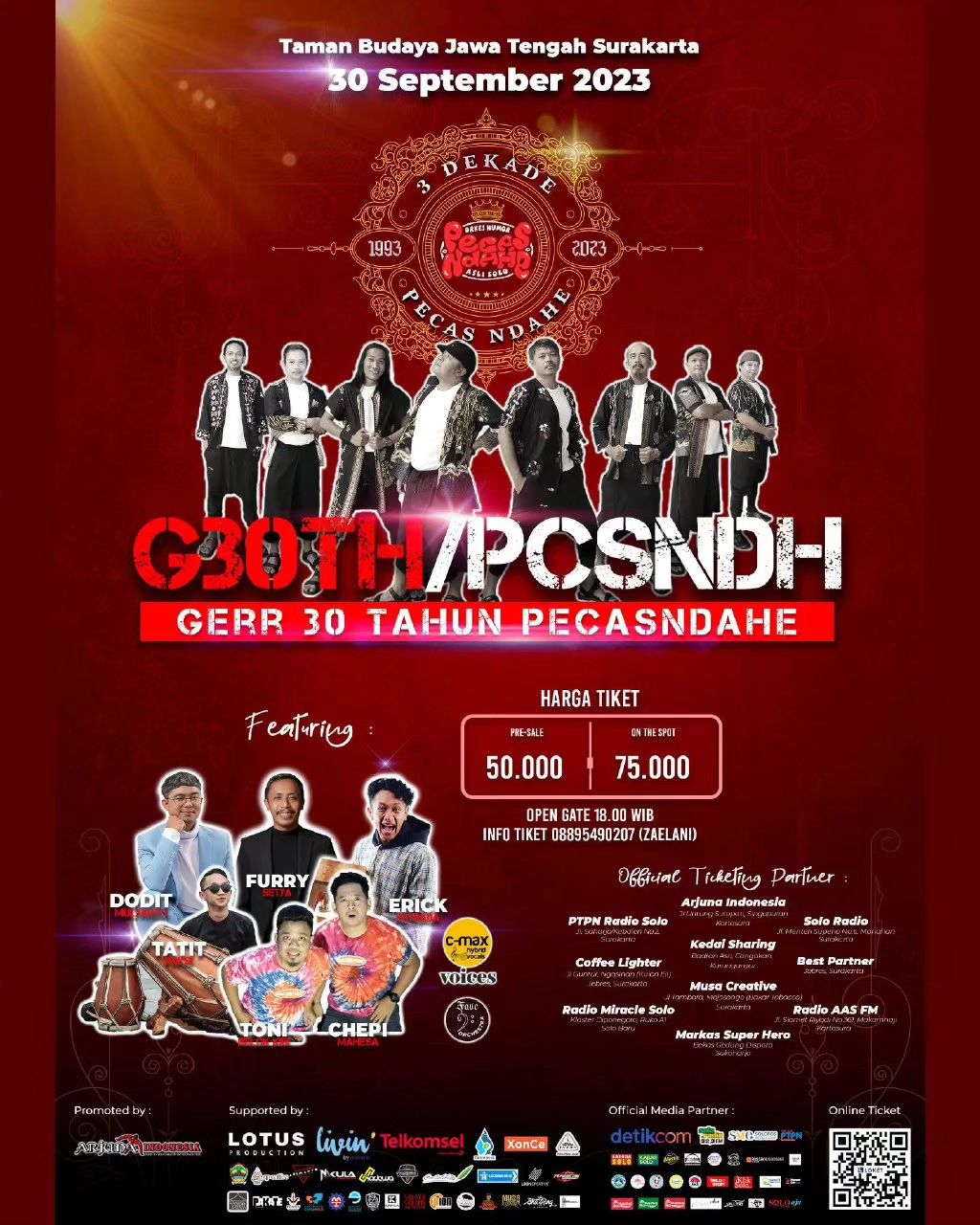 Acara 30 Tahun Pecas Ndahe