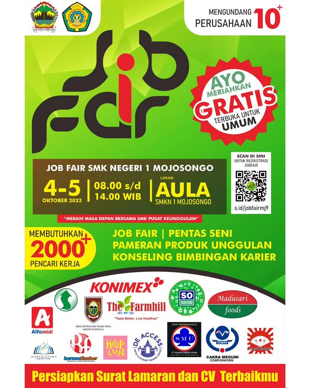 Acara Job Fair SMK N 1 Mojosongo Boyolali