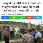Hati Hati Membeli Rumah Pastikan Sertifikat Ada