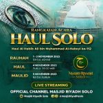 Jadwal Acara Haul Solo Sampai 5 November 2023