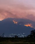 Terlihat Api Kebakaran Gunung Lawu 1 Oktober 2023