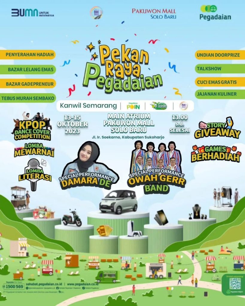 Pekan Raya Pegadaian di Pakuwon Mall Solo Baru