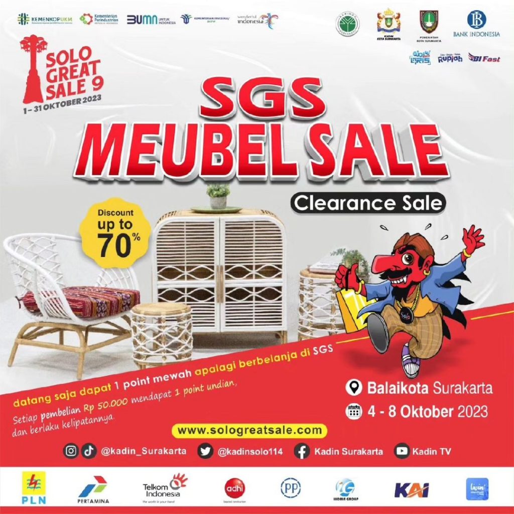 SGS Meubel Sale Clearance Sale di Balaikota Solo