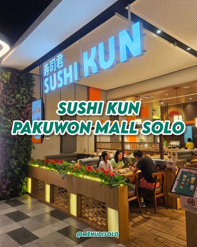 Daftar Harga Menu Sushi Kun Pakuwon Mall Solo Update Solo Info