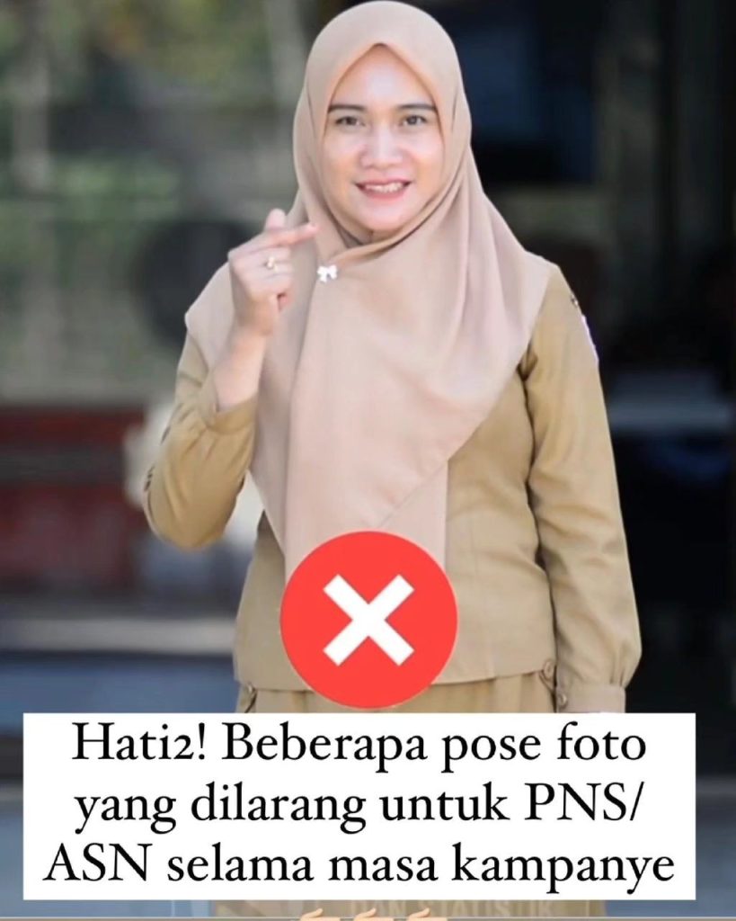 Pose Foto Dilarang Untuk PNS Selama Kampanye