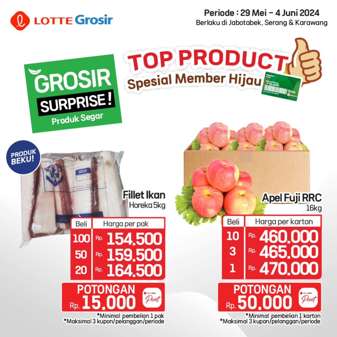Surprise Produk Segar Lotte Grosir Solo Sampai 4 Juni 2024