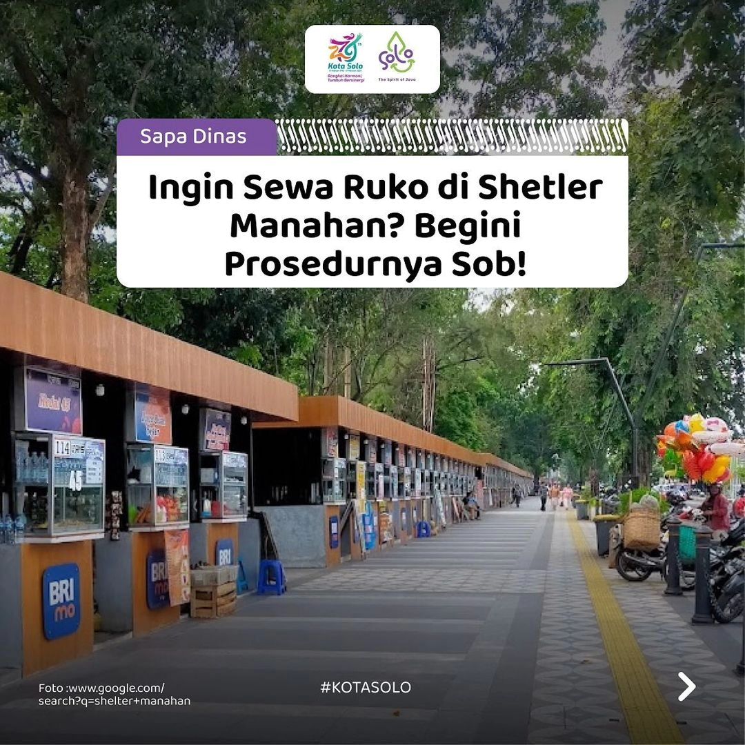 Cara Izin Sewa Shelter Manahan Kota Solo