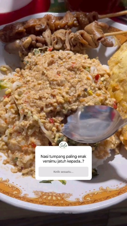 Sebutkan Nasi Tumpang Paling Enak Versi Kamu