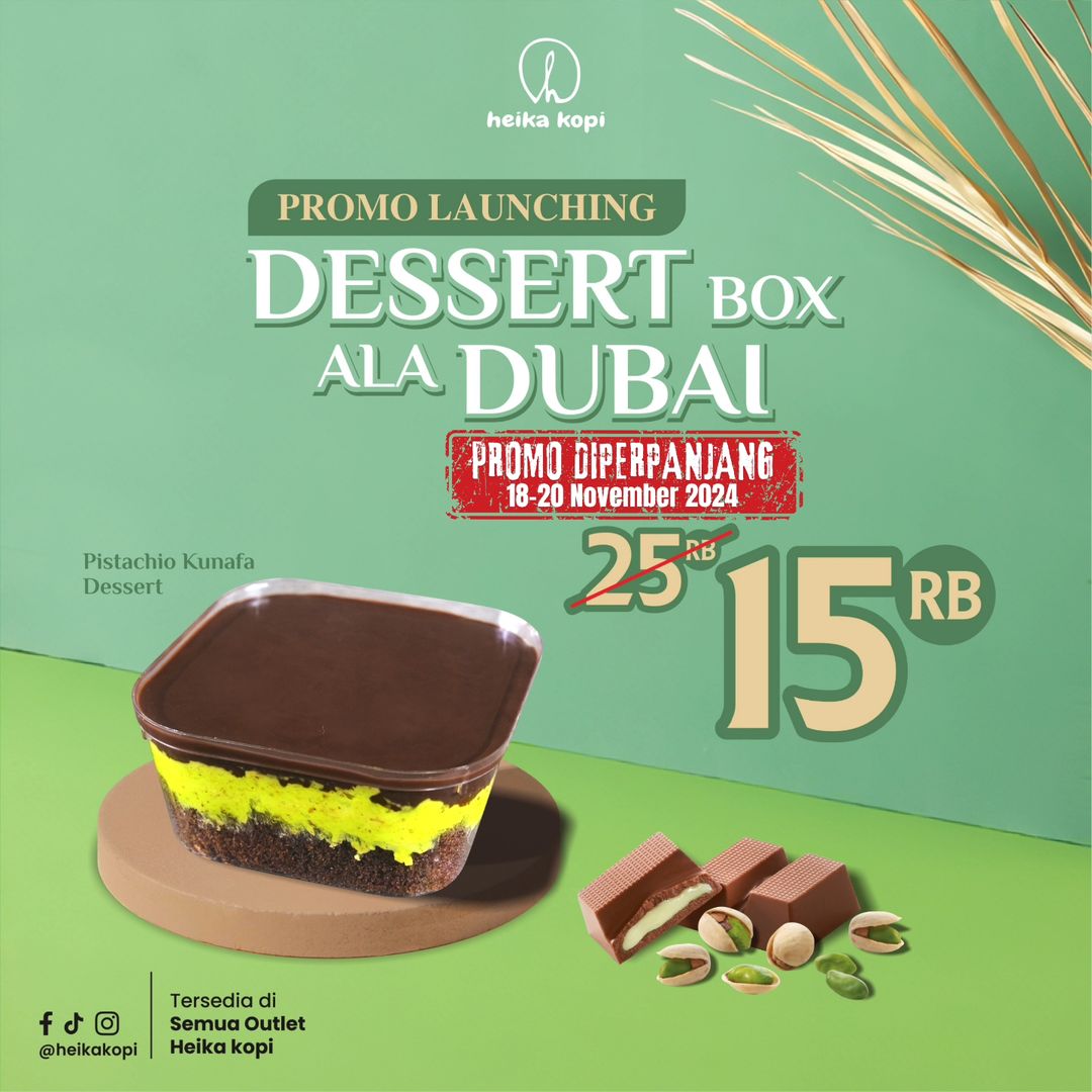 Cobain Dessert Box Dubai di Heika Kopi Kota Solo