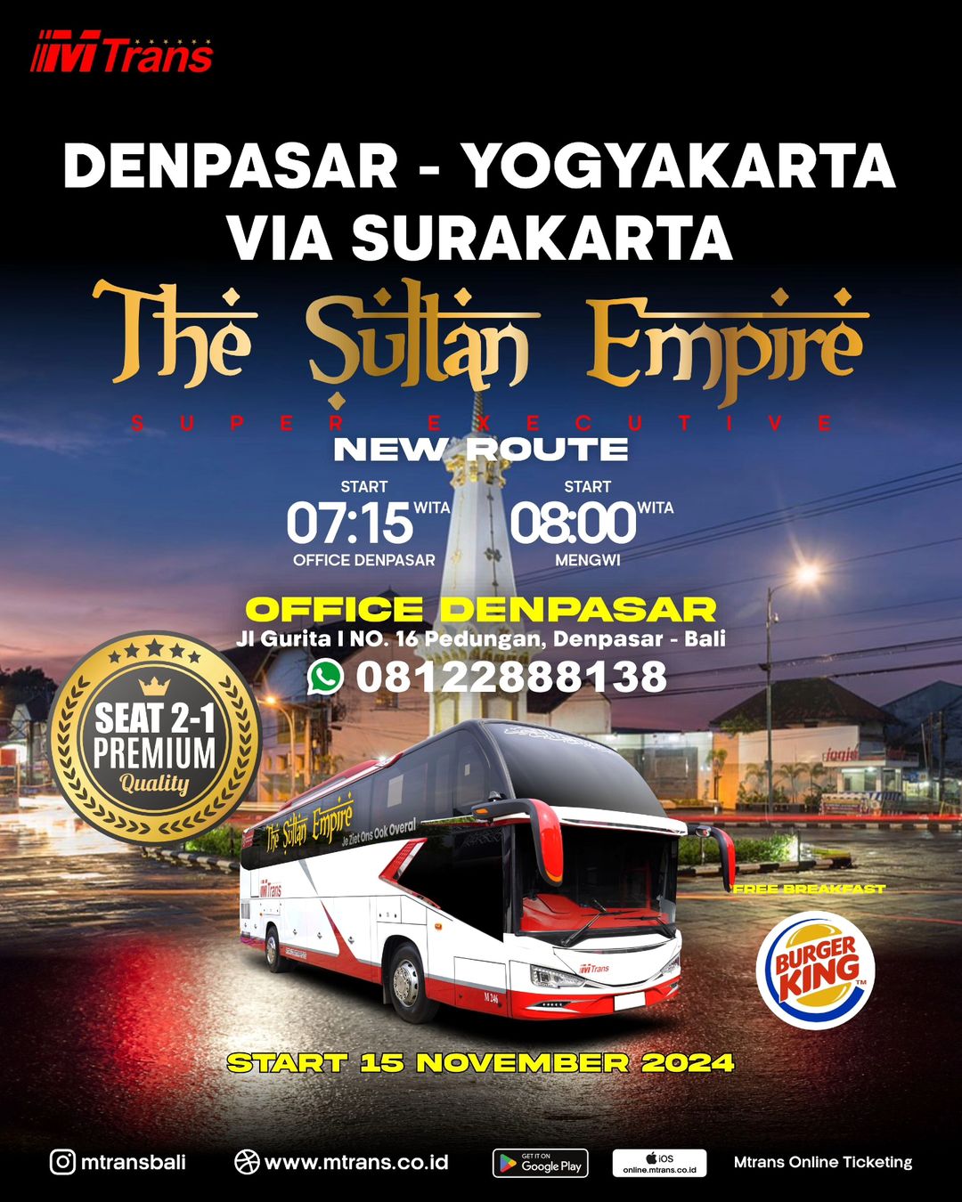 Rute Baru Bus Denpasar Yogyakarta Via Solo