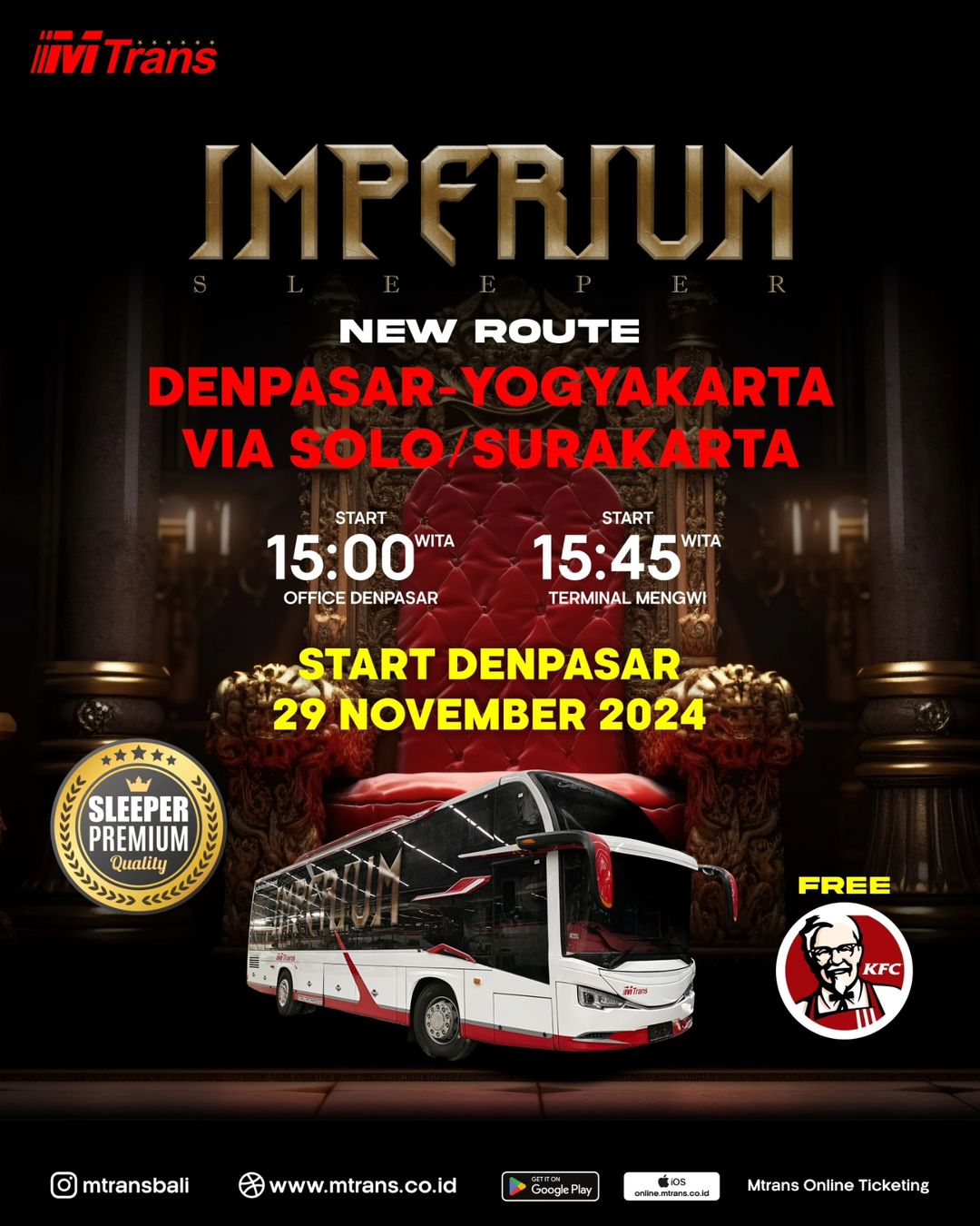 Rute Baru Sleeper Bus Denpasar Yogyakarta Via Solo