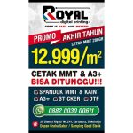 Promo Akhir Tahun 2024 Promo Cetak MMT Mulai 12 Ribu