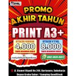 Promo Akhir Tahun 2024 Promo Sticker A3 di Solo