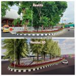 Realita Vs Desain Taman Plaza GOR Manahan Solo