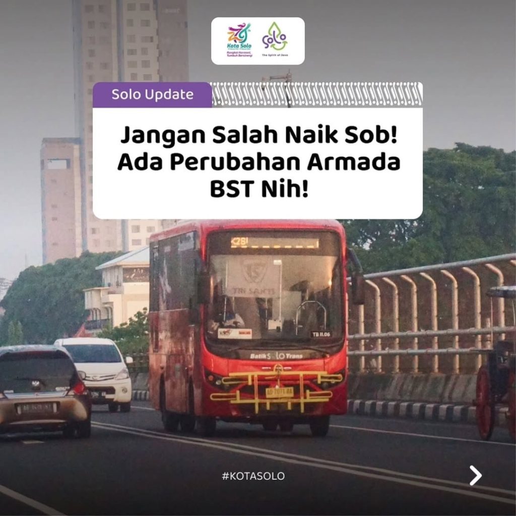 Ingat Ada Perubahan Armada Bus Batik Solo Trans Januari 2025