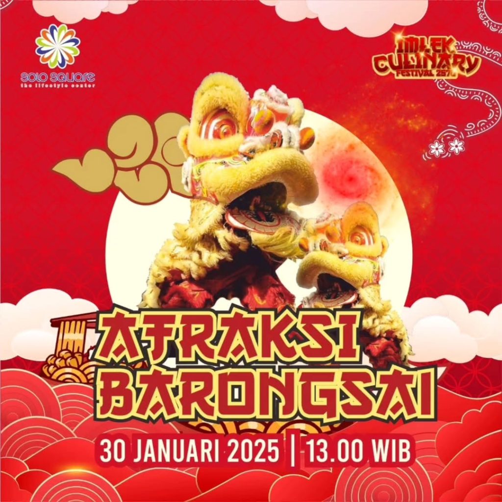 Jadwal Barongsai di Solo Square 2025