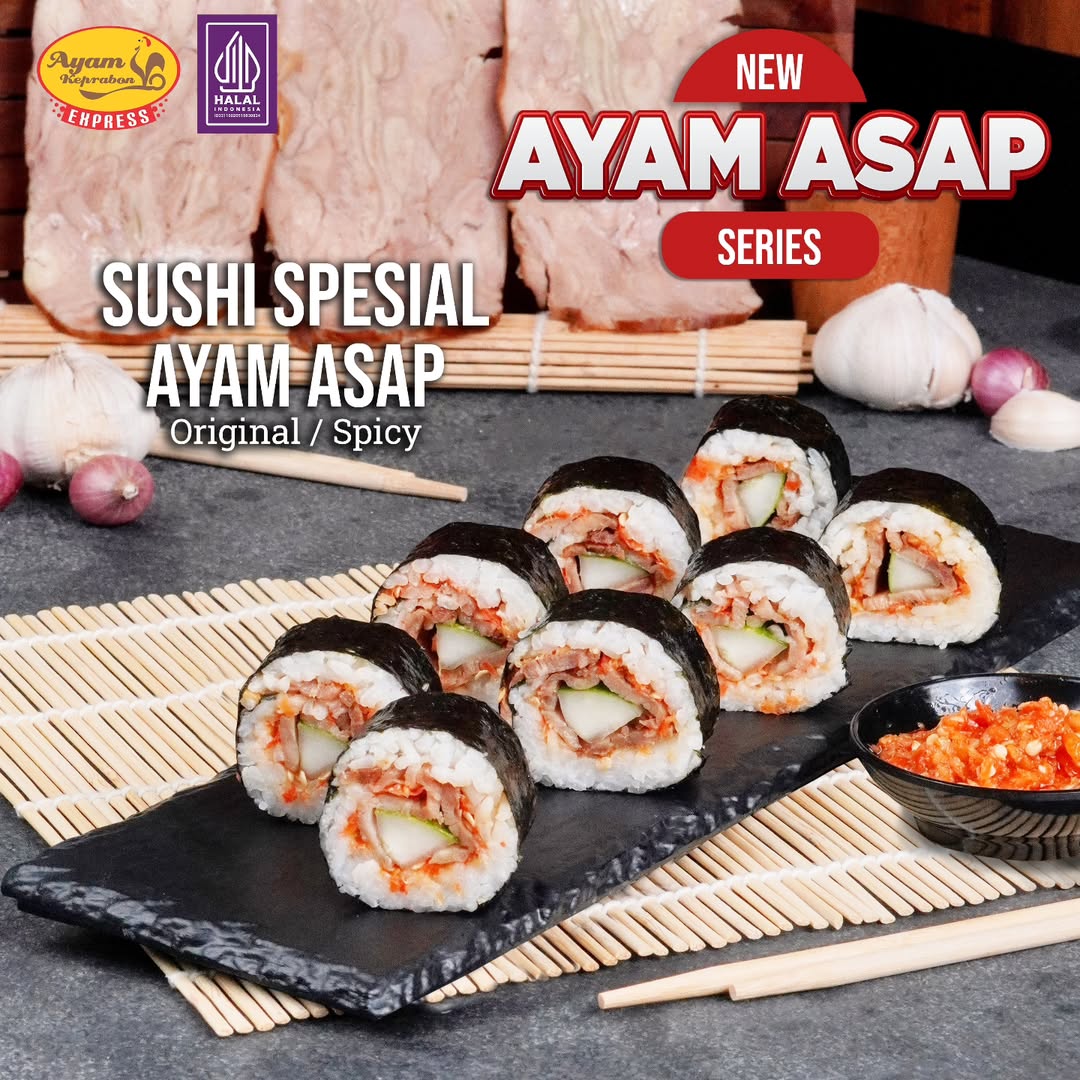 Menu Baru Sushi Ayam Asap Spesial Ayam Keprabon di Solo
