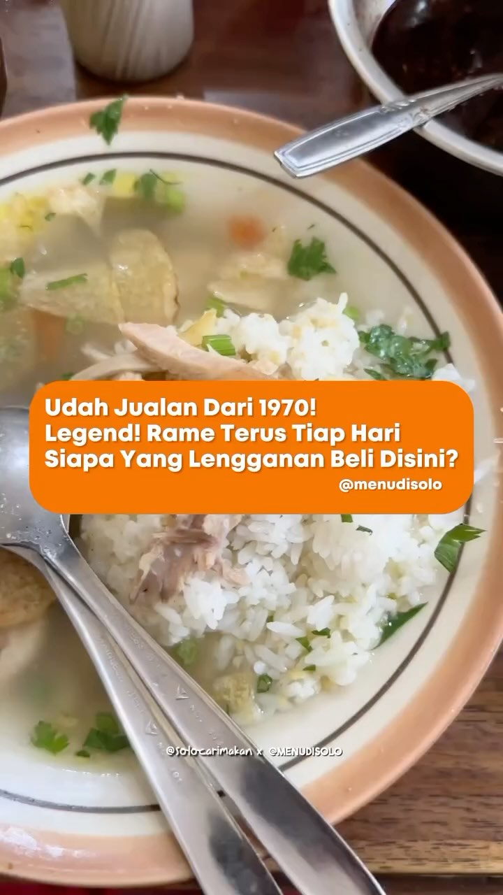 Daftar Harga Menu Soto Ayam Gading Wetan Kota Solo