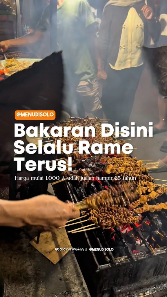 Daftar Harga Menu Warung Ayam Bakar Bu Prapti Setabelan Kota Solo