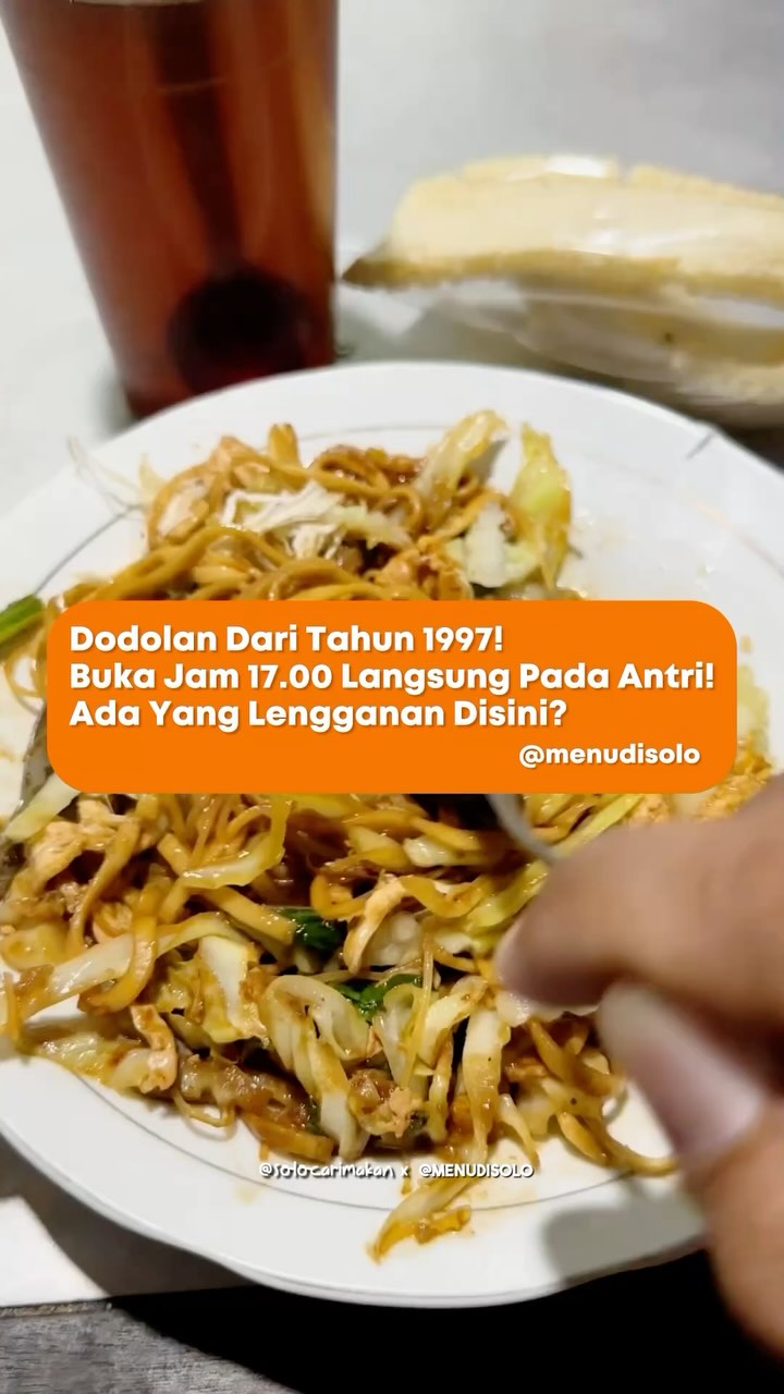 Daftar Harga Menu Warung Bakmi Mbah Kirun Kota Solo