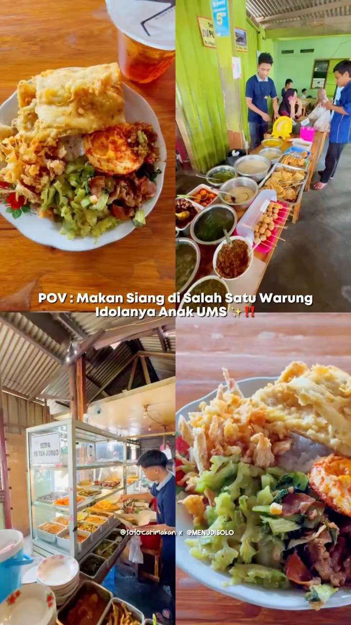 Daftar Harga Menu Warung Dapur Bunda UMS Solo