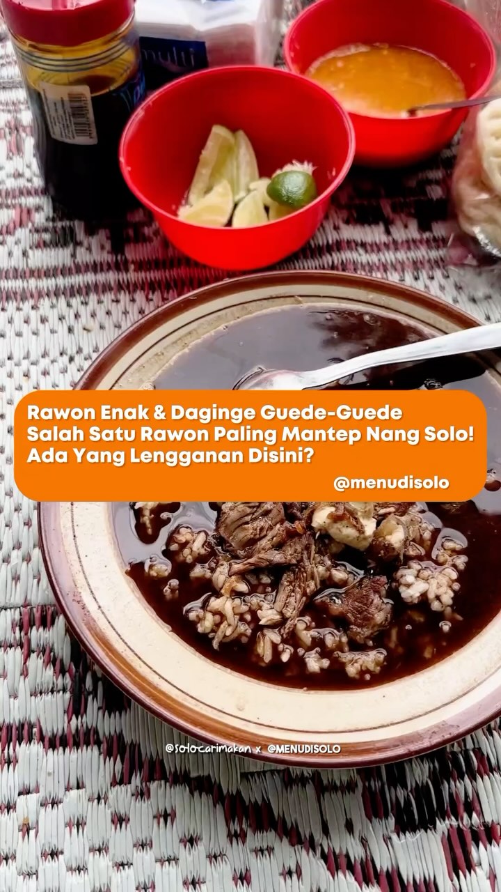 Daftar Harga Menu Warung Pojok Depan SD Warga Jebres Solo